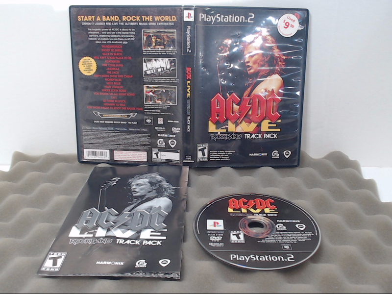 AC/DC Live: Rock Band Track Pack Wal-mart Exclusive (Sony PlayStation 2, 2008)