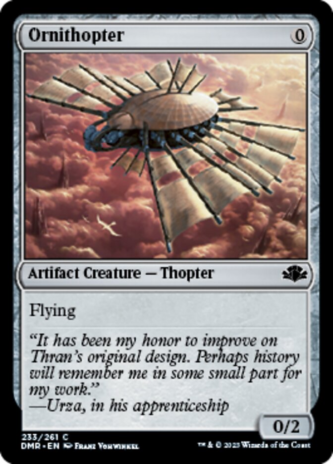 Ornithopter [Dominaria Remastered]