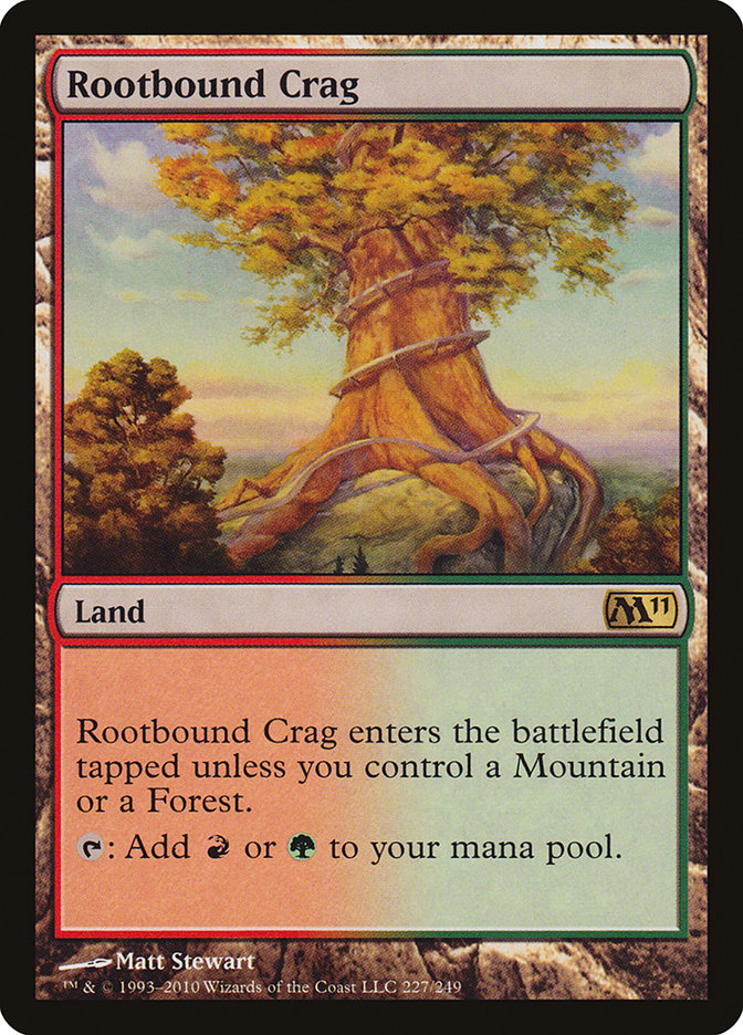 Rootbound Crag [Magic 2011]