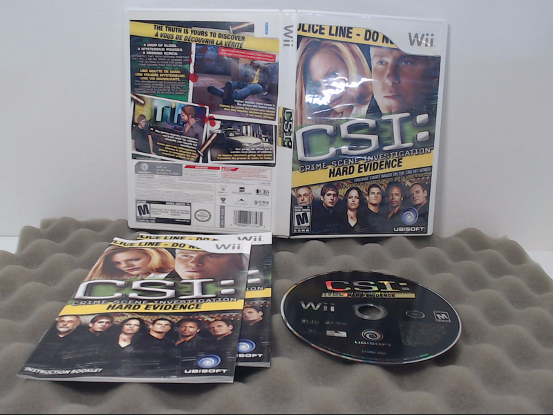 CSI: Crime Scene Investigation - Hard Evidence (Nintendo Wii, 2008)