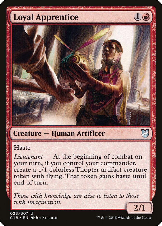 Loyal Apprentice [Commander 2018]