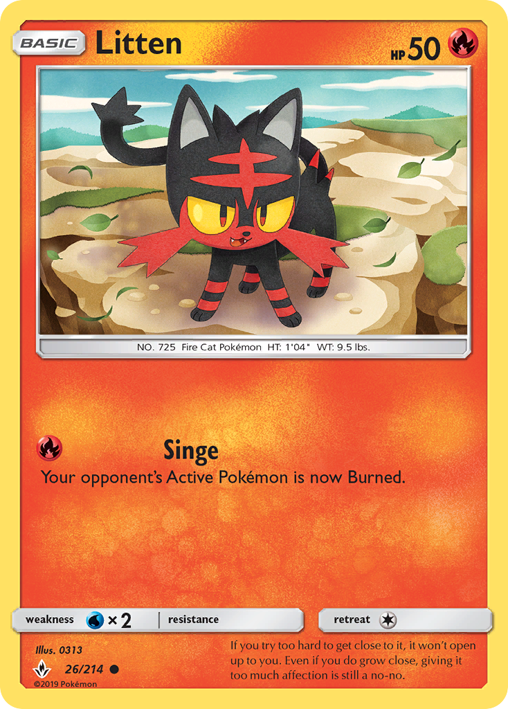 Litten (26/214) [Sun & Moon: Unbroken Bonds]