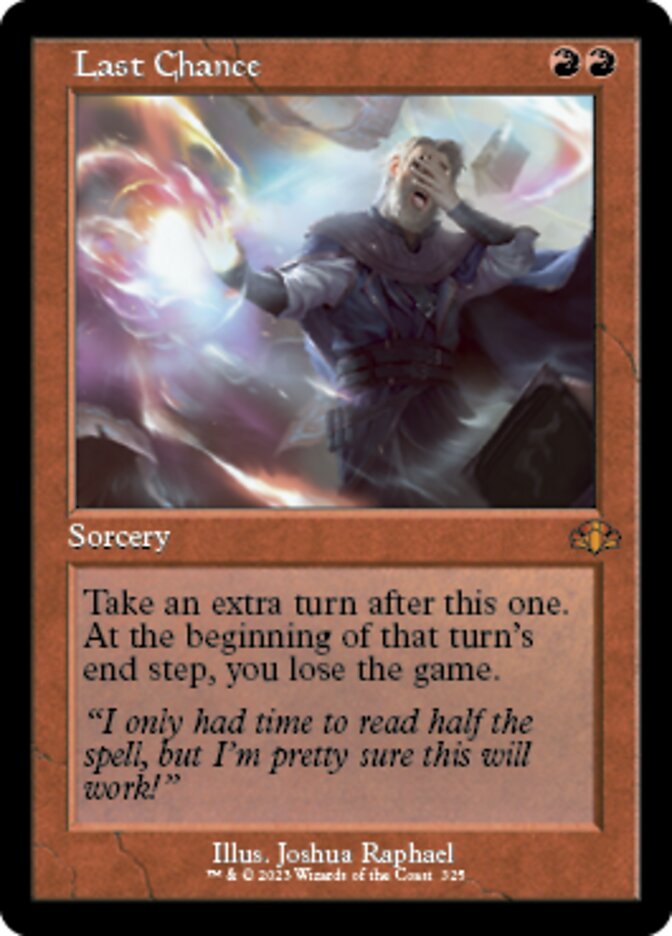 Last Chance (Retro) [Dominaria Remastered]