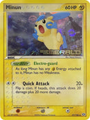 Minun (37/106) (Stamped) [EX: Emerald]