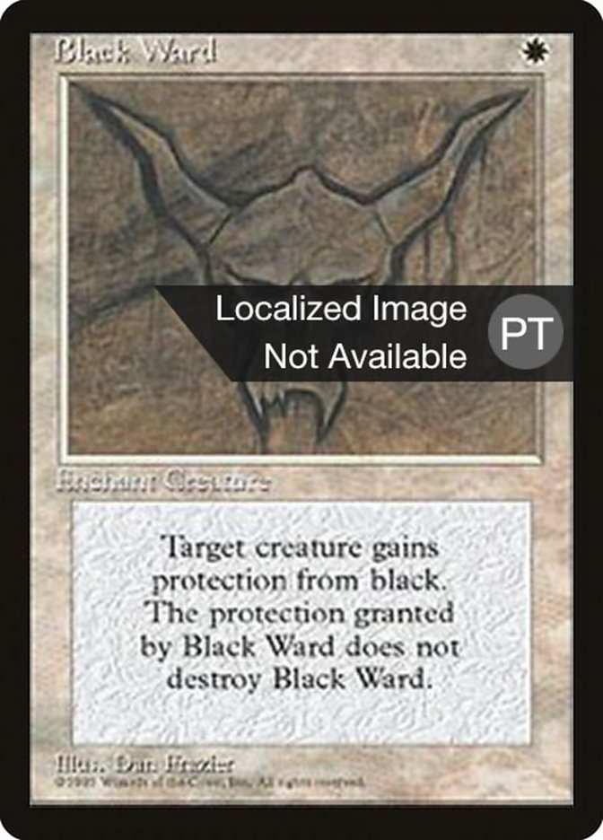 Black Ward [Fourth Edition (Foreign Black Border)]