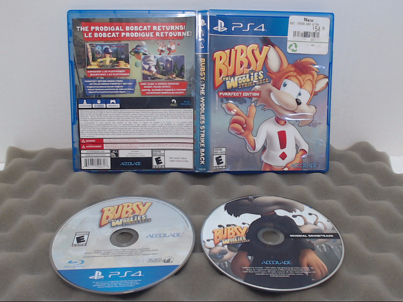 Bubsy: The Woolies Strike Back -- Purrfect Edition (Sony PlayStation 4, 2017)