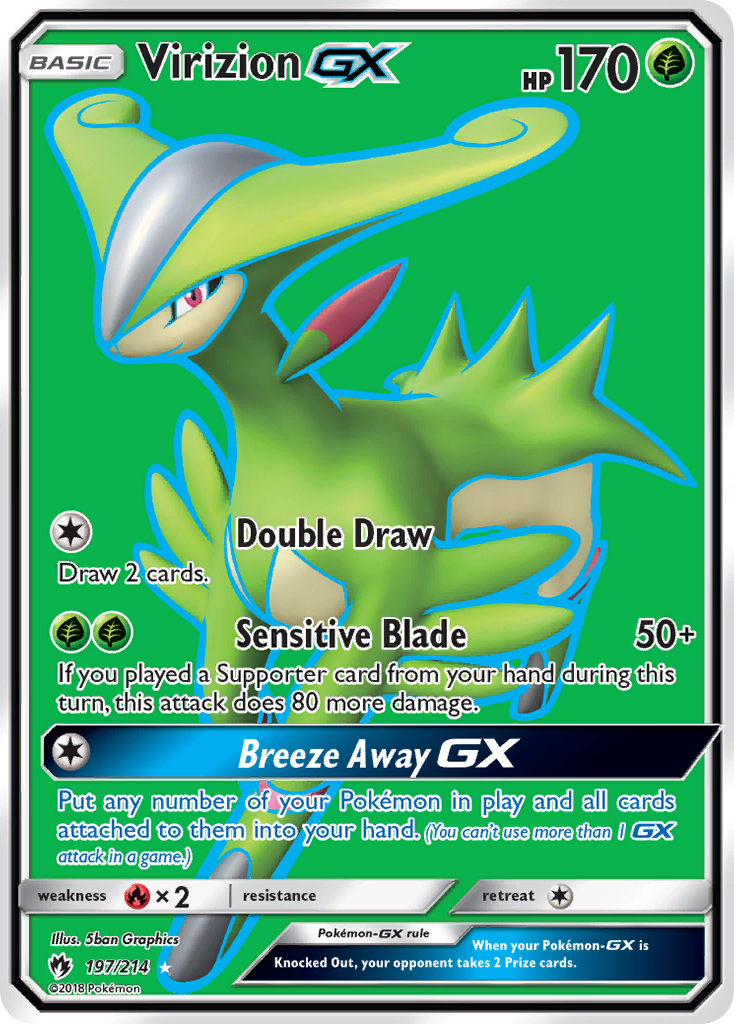 Virizion GX (197/214) [Sun & Moon: Lost Thunder]