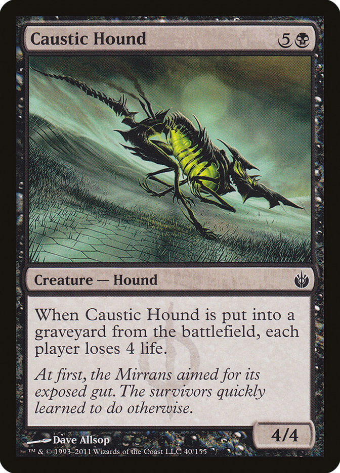 Caustic Hound [Mirrodin Besieged]