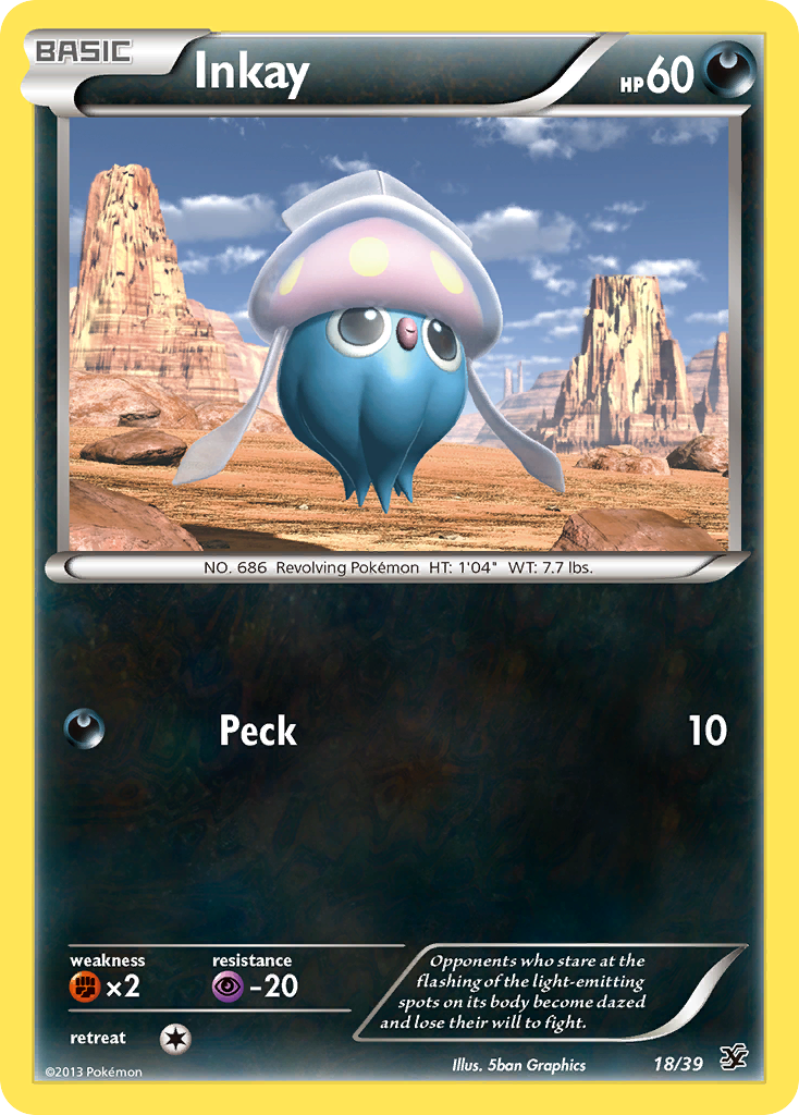 Inkay (18/39) [XY: Kalos Starter Set]