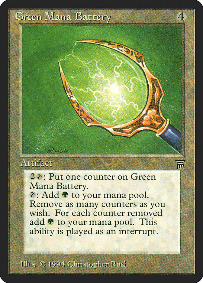 Green Mana Battery [Legends]