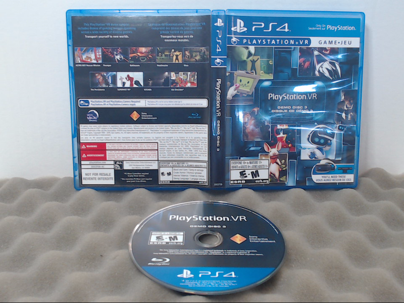 PlayStation VR Demo Disc 3 (Sony PlayStation 4, 2019)