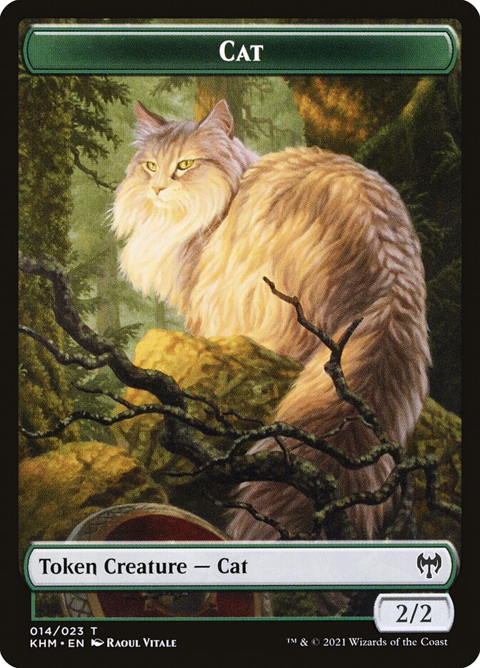 Treasure // Cat Double-sided Token [Kaldheim Tokens]