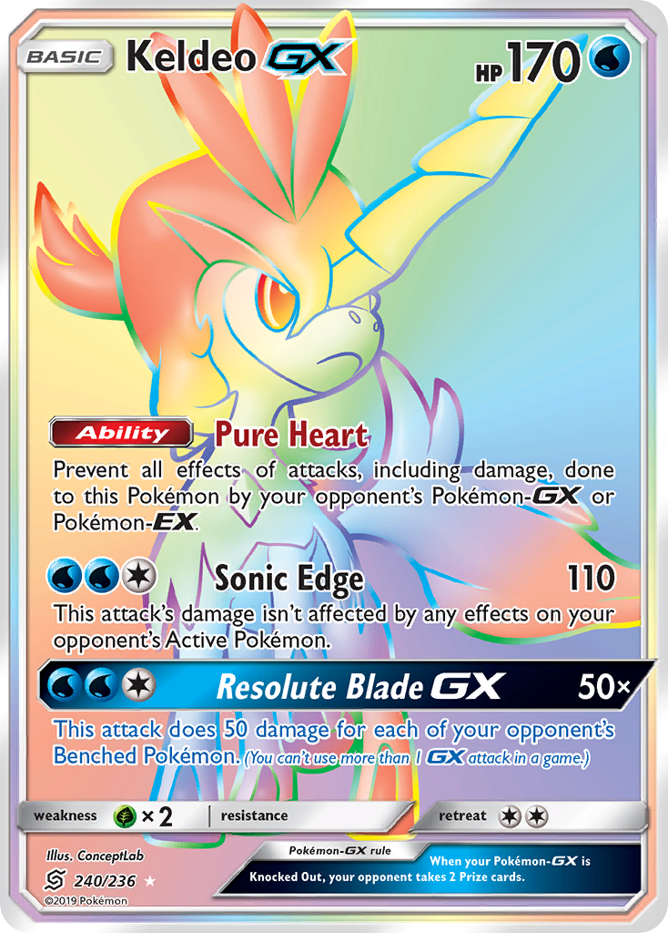 Keldeo GX (240/236) [Sun & Moon: Unified Minds]