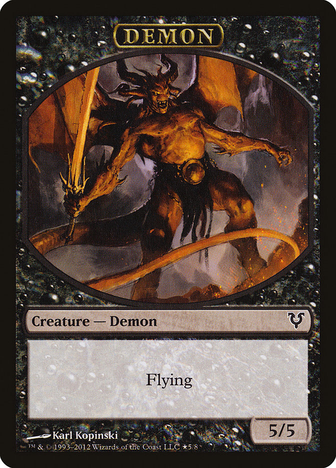 Angel // Demon Double-sided Token [Open the Helvault]