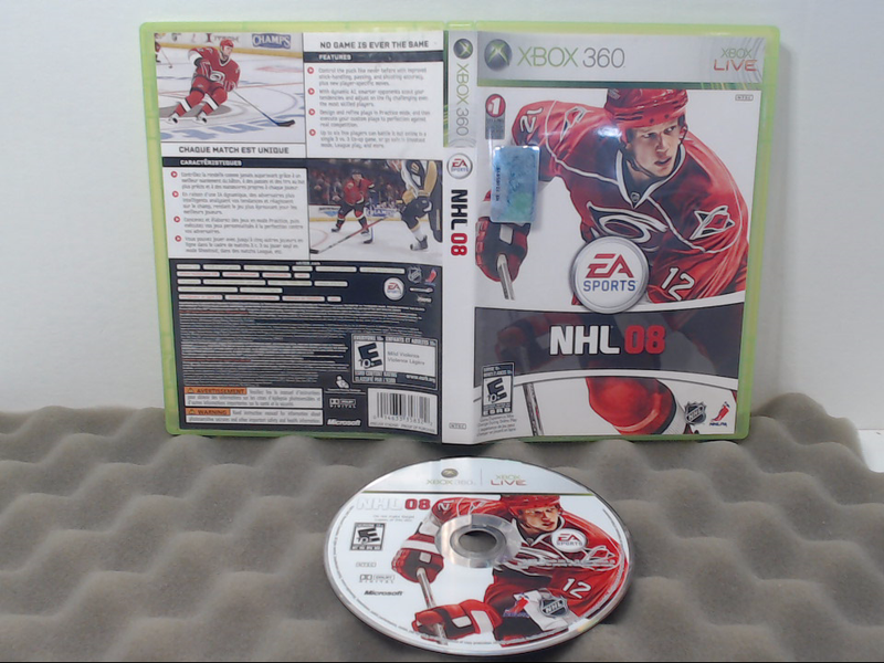 NHL 08 (Microsoft Xbox 360, 2007)