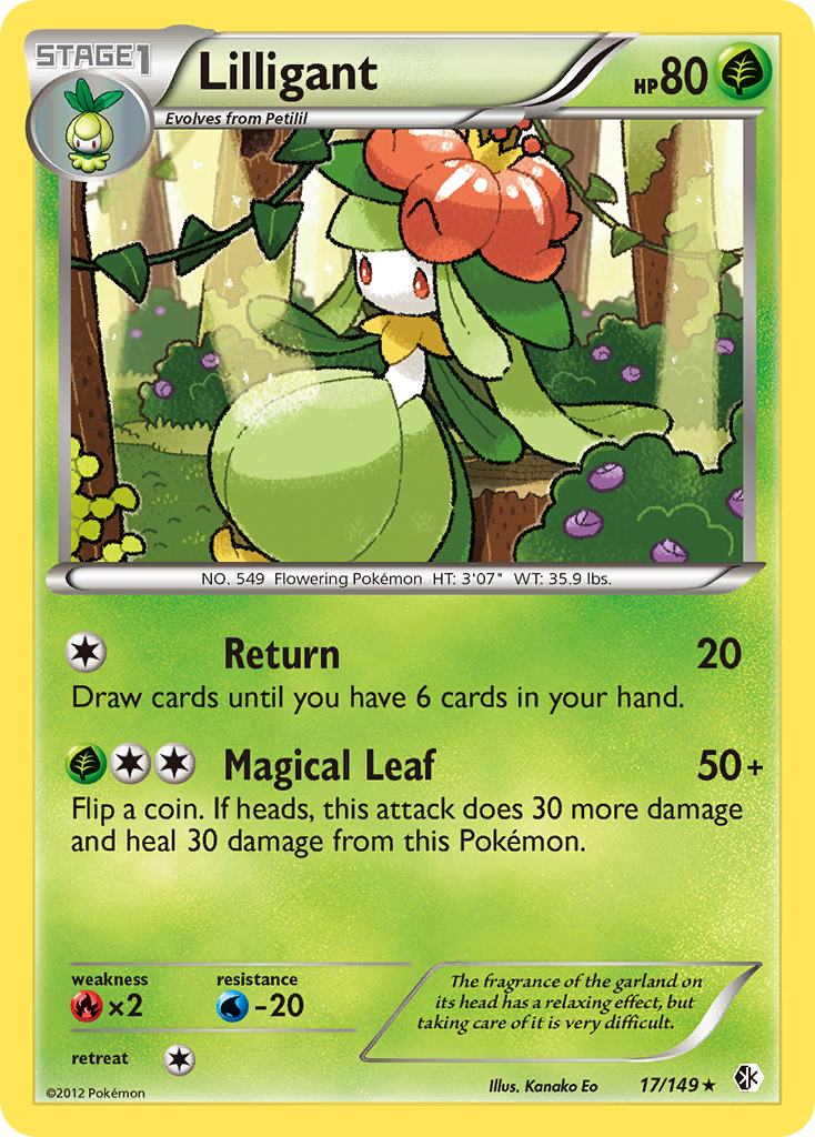 Lilligant (17/149) [Black & White: Boundaries Crossed]