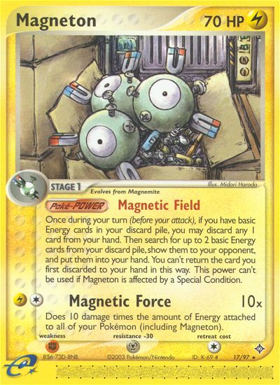 Magneton (17/97) [EX: Dragon]