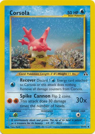 Corsola (37/75) [Neo Discovery Unlimited]