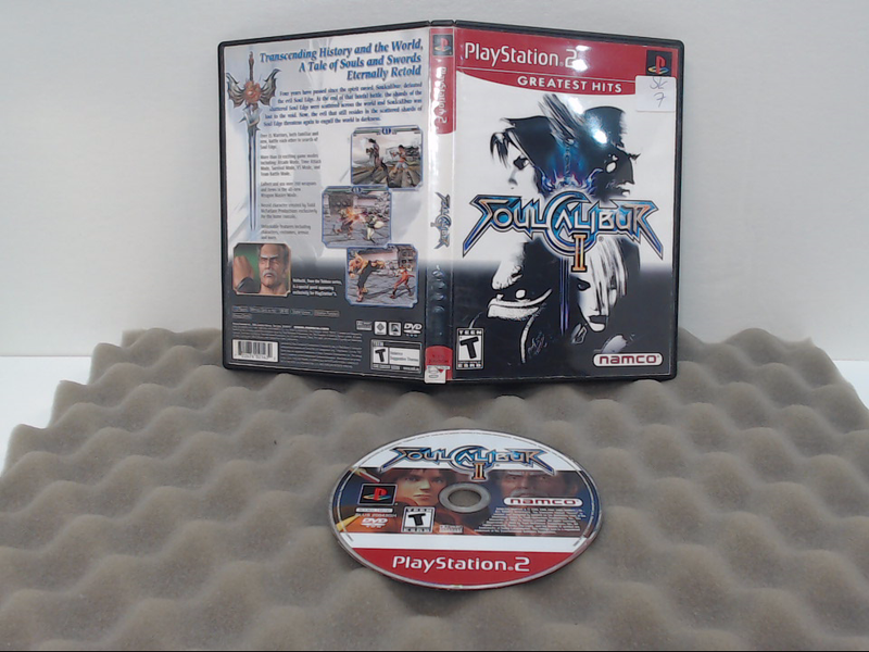 Soulcalibur II - Greatest Hits Label (Sony PlayStation 2, 2003)
