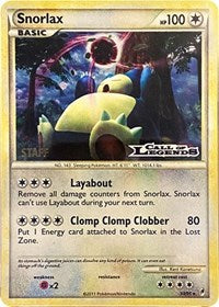 Snorlax (33/95) (Staff Prerelease Promo) [Nintendo: Black Star Promos]