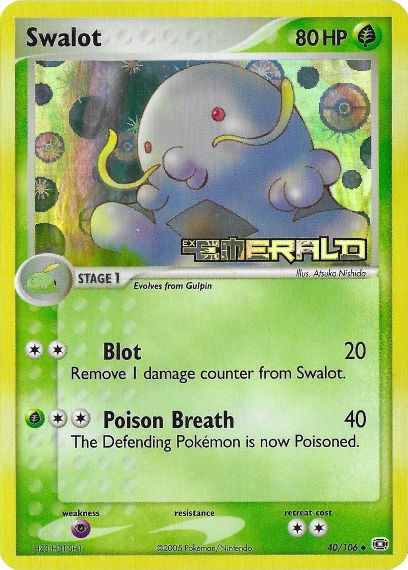 Swalot (40/106) (Stamped) [EX: Emerald]