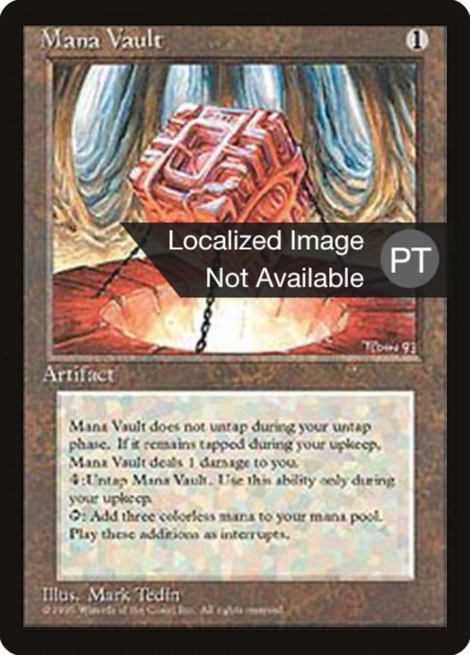 Mana Vault [Fourth Edition (Foreign Black Border)]