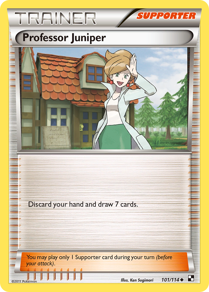 Professor Juniper (101/114) [Black & White: Base Set]