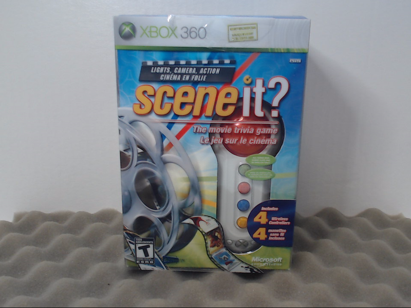 Scene It? Lights, Camera, Action (Microsoft Xbox 360, 2007) - Complete CIB