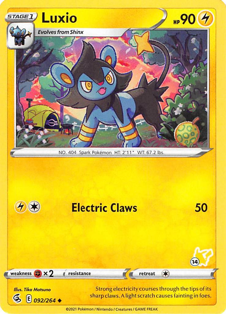 Luxio (092/264) (Pikachu Stamp