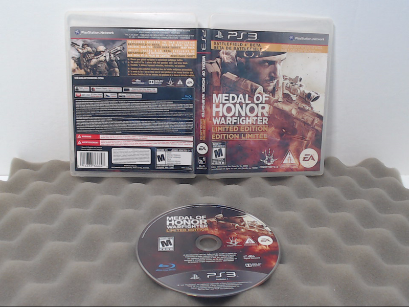 Medal of Honor: Warfighter -- Limited Edition (Sony PlayStation 3, 2012)
