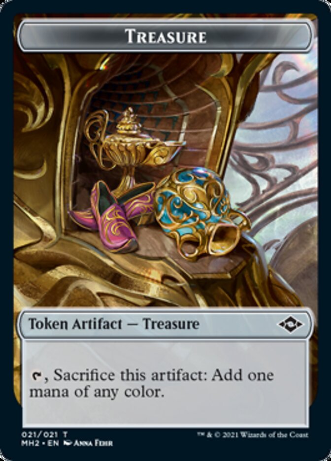 Insect Token // Treasure Token (21) [Modern Horizons 2 Tokens]