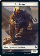 Insect // Cat Beast Double-Sided Token [Starter Commander Decks]