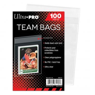 Ultra PRO: Team Bags Resealable Sleeves - 3-3/8in X 3-7/8in (Team Bags)