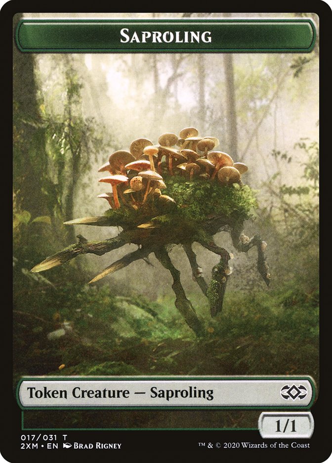 Marit Lage // Saproling Double-sided Token [Double Masters Tokens]