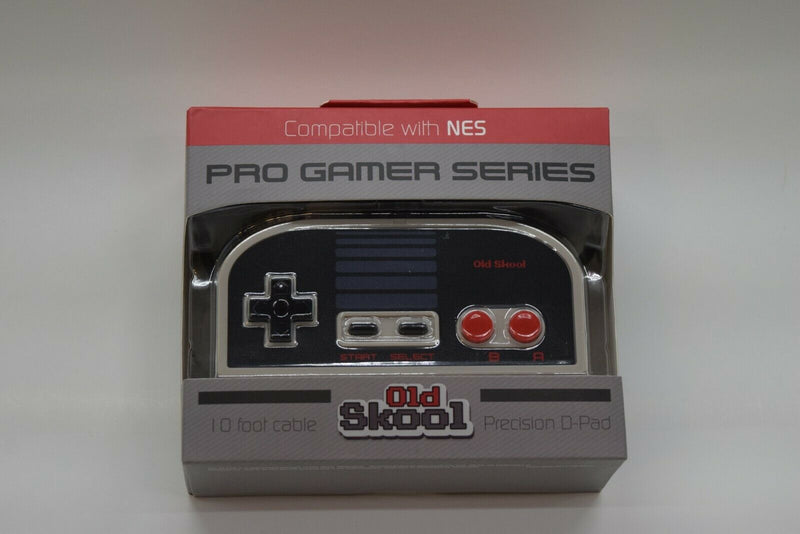 NES Controller Black/Grey - Old Skool Pro Gamer Series