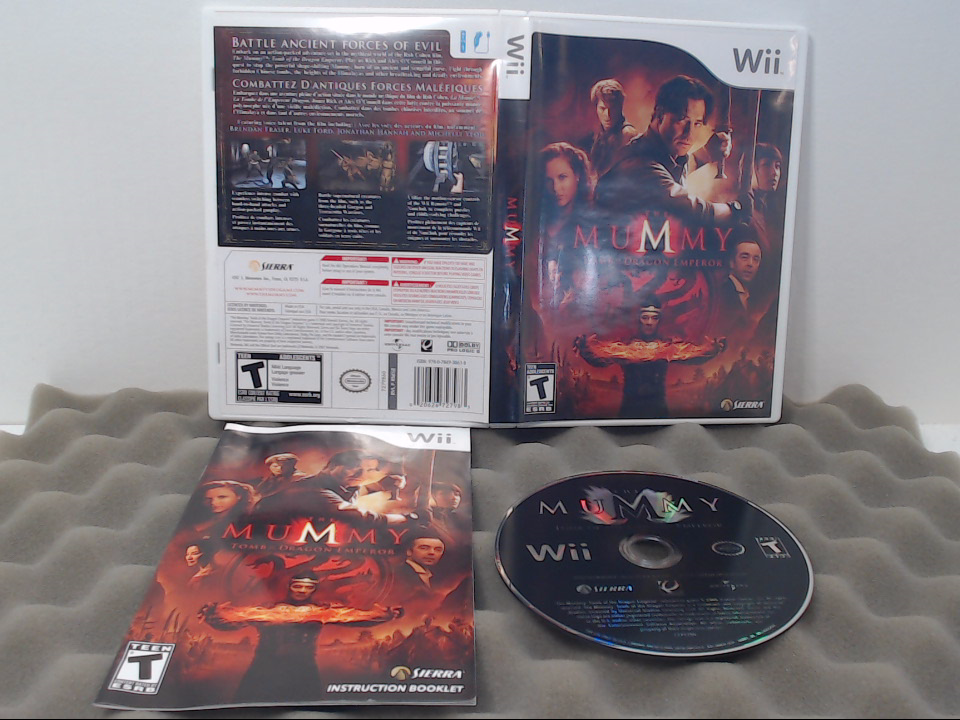 The mummy tomb of the dragon hot sale emperor wii