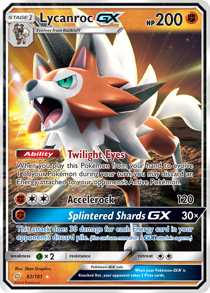 Lycanroc GX (82/181) [Sun & Moon: Team Up]