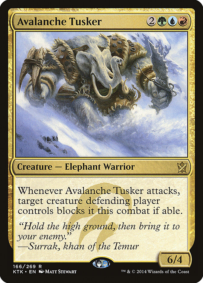 Avalanche Tusker [Khans of Tarkir]