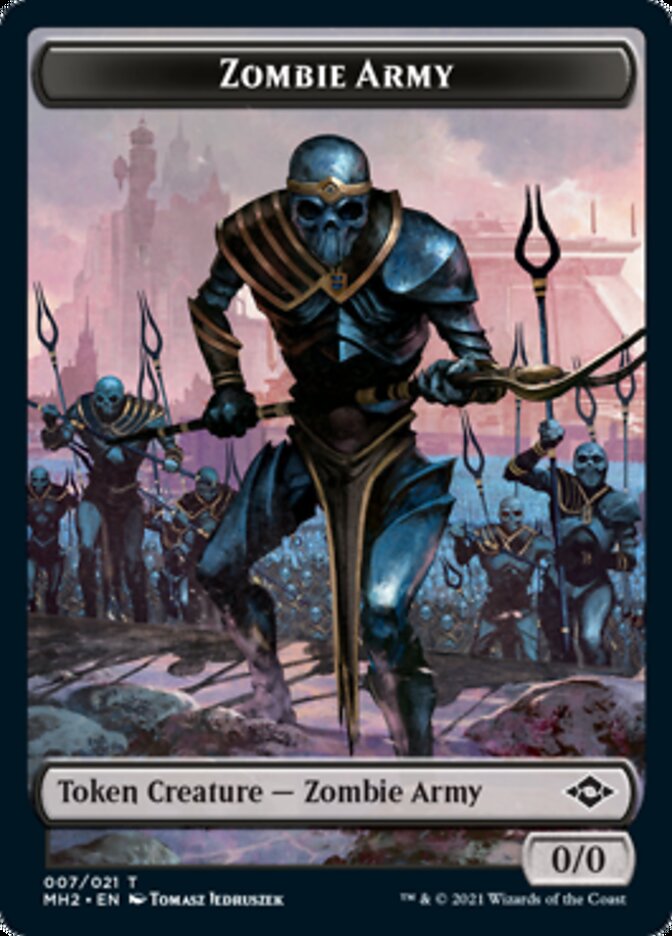 Squirrel Token // Zombie Army Token [Modern Horizons 2 Tokens]