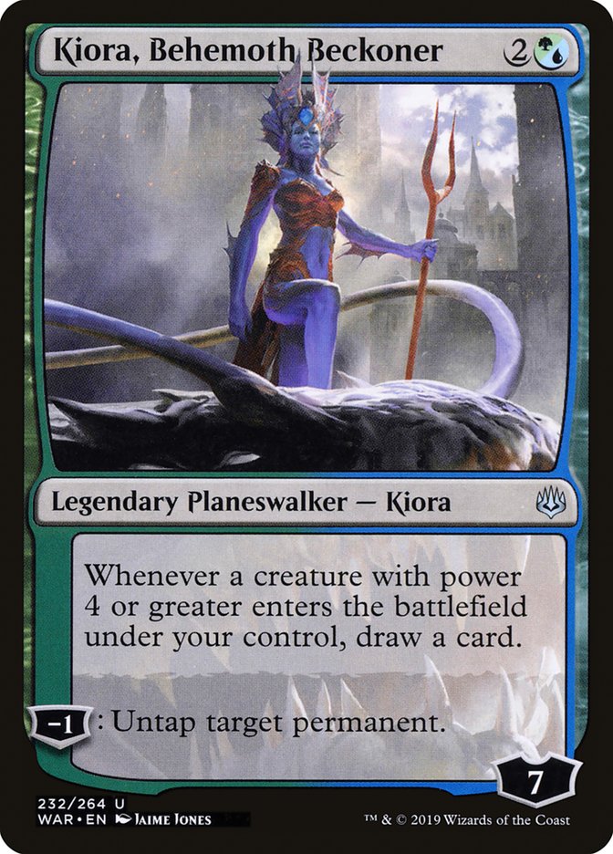 Kiora, Behemoth Beckoner [War of the Spark]