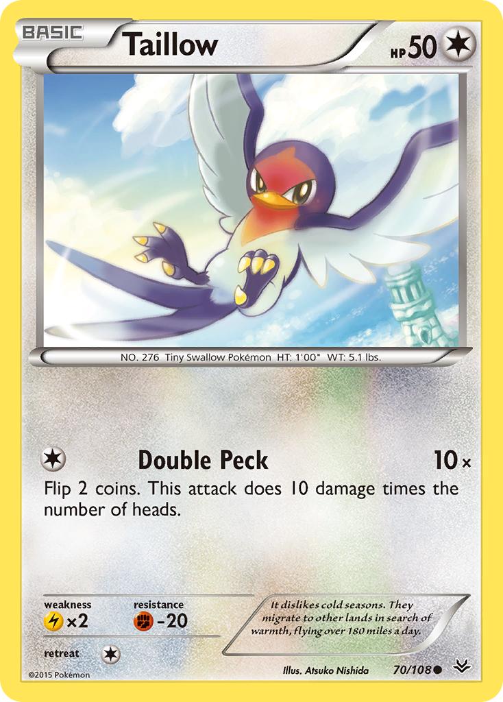 Taillow (70/108) [XY: Roaring Skies]