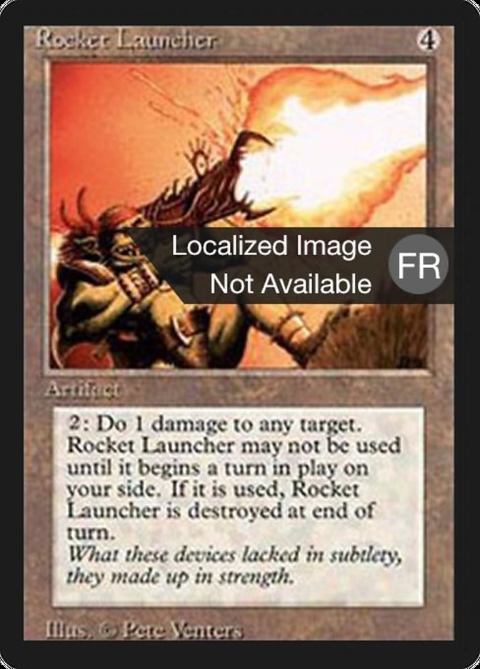 Rocket Launcher [Foreign Black Border]