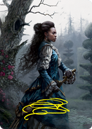 Mina Harker Art Card (Gold-Stamped Signature) [Innistrad: Crimson Vow Art Series]