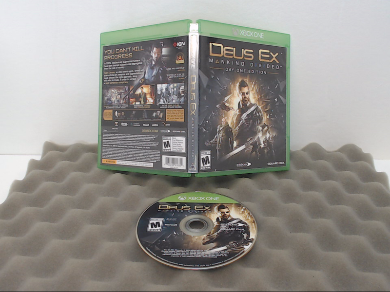 Deus Ex: Mankind Divided -- Day One Edition (Microsoft Xbox One, 2016)