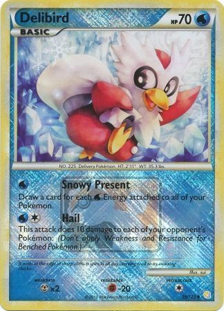 Delibird (39/123) (League Promo) [HeartGold & SoulSilver: Base Set]