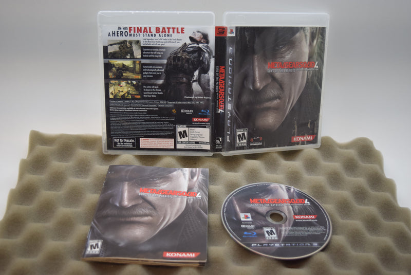 Metal Gear Solid 4 Guns of the Patriots - Playstation 3