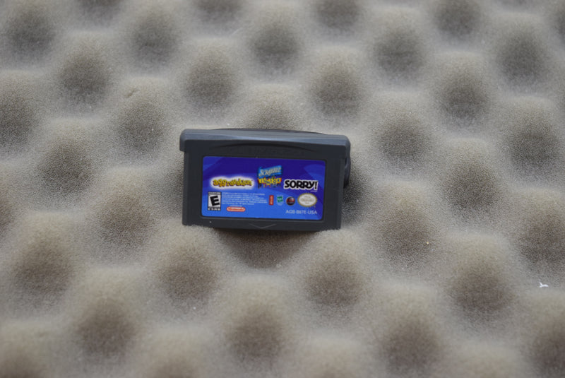 Aggravation / Sorry /  Scrabble Jr - GameBoy Advance