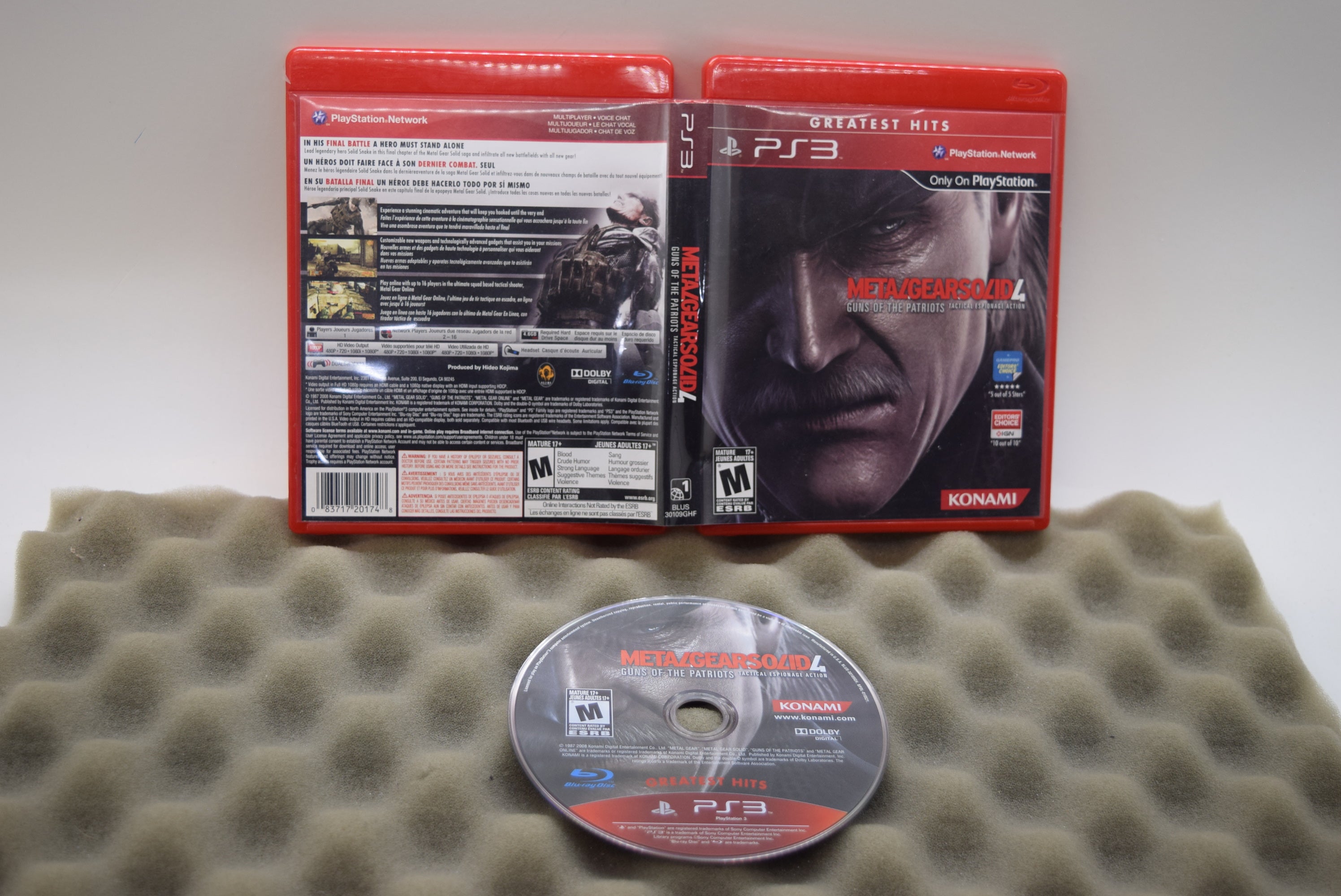 Metal gear 4 sale ps4