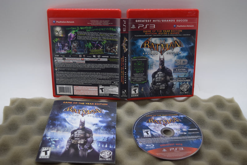 Batman: Arkham Asylum [Game of the Year Greatest Hits] - Playstation 3