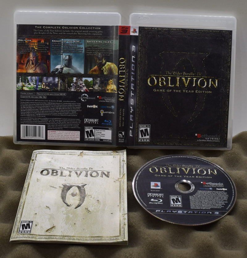 Elder Scrolls IV Oblivion [Game of the Year] - Playstation 3